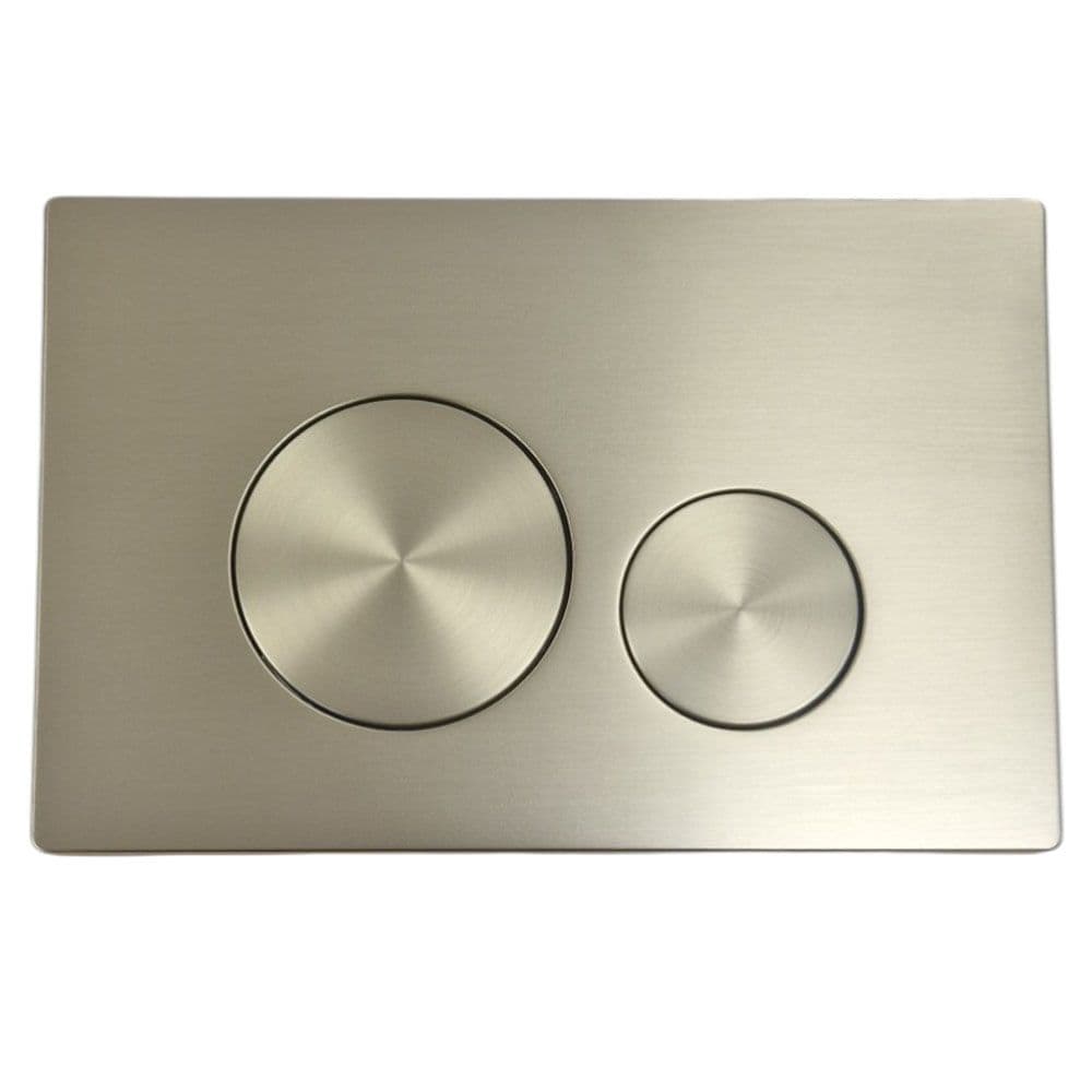 Roper Rhodes Rondo Brushed Brass Dual Flush Plate TR9037