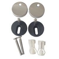 Roper Rhodes Soft Close Toilet Seat Hinge Set SP19646