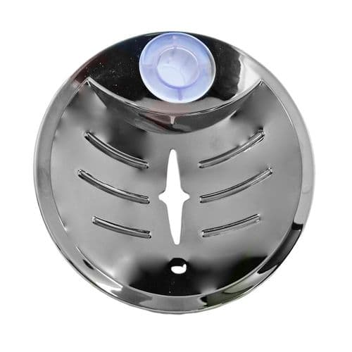 Round Chrome Sliding Rail Soap Dish ZD50010036