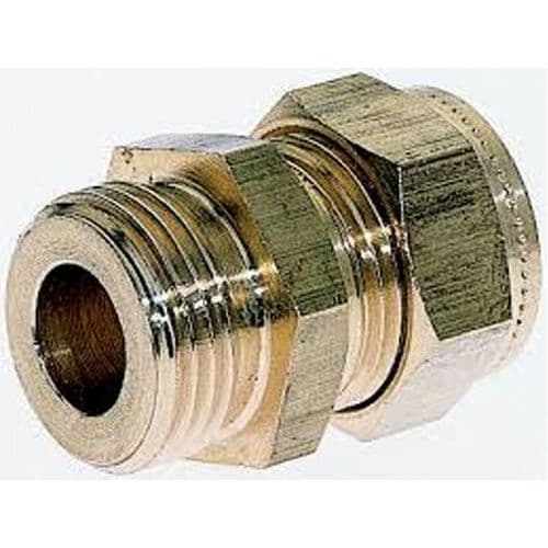RS 15mm x 1/2" Male Straight Coupler 234-8893