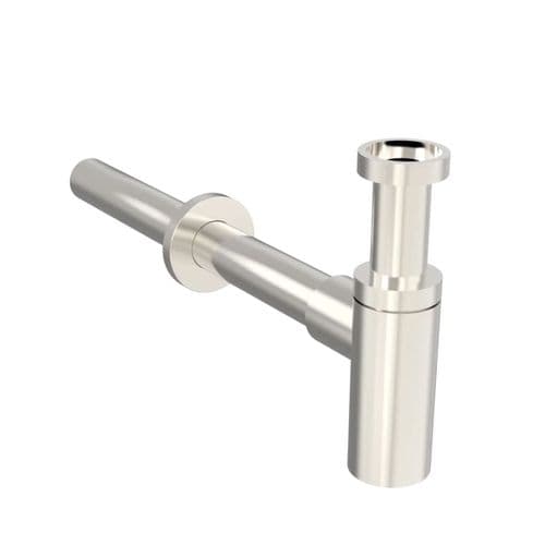 Saneux Cos Round Bottle Trap Brushed Nickel CO9570.BN