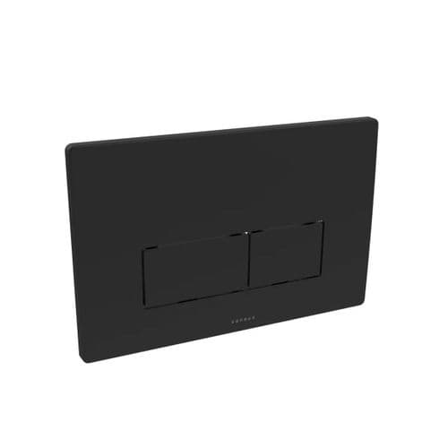 Saneux Flushe 2.0 Square Flush Plate Matte Black FP122