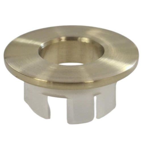 Saneux Overflow Cover For Washbasins Brushed Brass OC001.BB