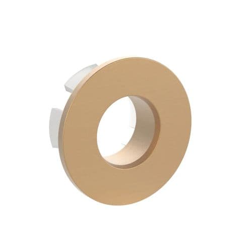 Saneux Overflow Cover For Washbasins Brushed Brass OC02