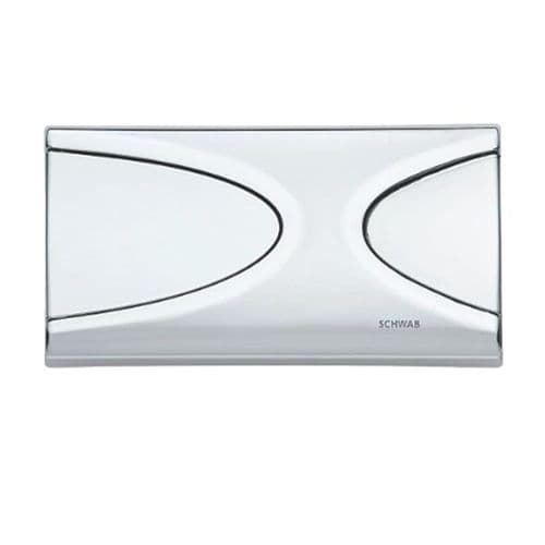 Schwab Fluidmaster Targa Flush Plate Gloss Chrome 227719