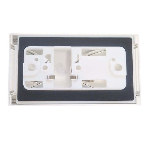 Schwab Fluidmaster Targa Flush Plate White 227605