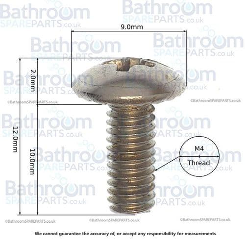 Screw and washer for Stem Connectors for Handle For Emotion Concealed CVP Valves  EB10010