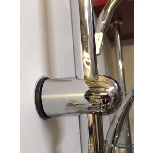 Shower Rail Support Pillar Top Wall Bracket For Shower Sliding Rail - Chrome BSPS002