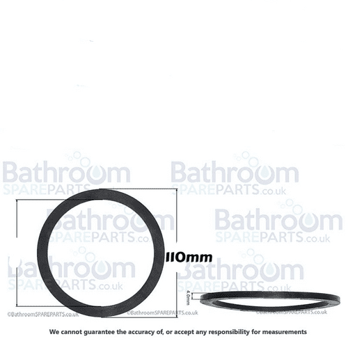 Shower Replacement Waste Flange Rubber Seal EBWAS006