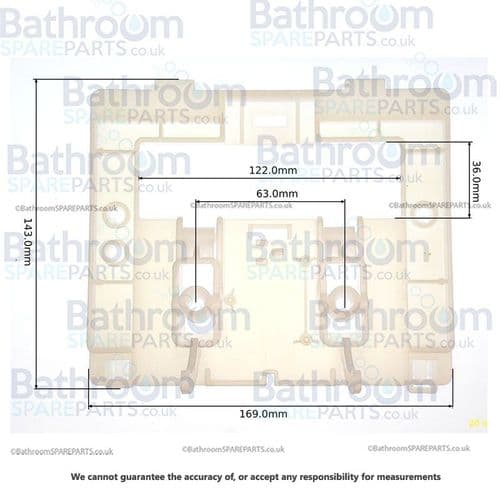 Siamp BCM 350 Aattachement Plate With Hooks  34113346