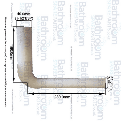 Siamp Intra Concealed Flush Pipe 34285052