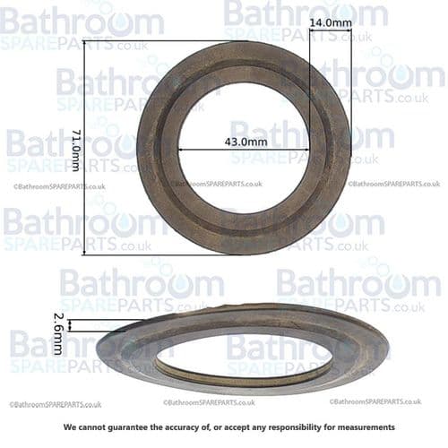 Siamp Optima Outlet Seal  34490509