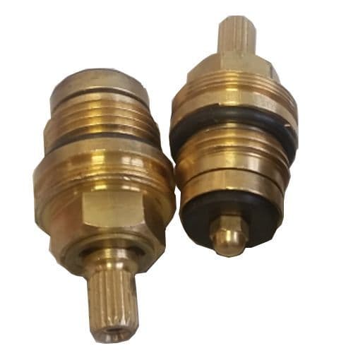 Silverdale Victorian 1/2 Hot & Cold Basin Valves Pair NVCVAL1/2