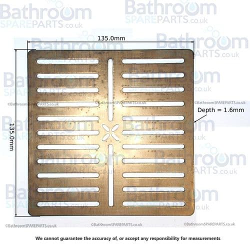Simpsons 25mm Shower Tray Waste Cover Plate Only  ST25WASTECOVER