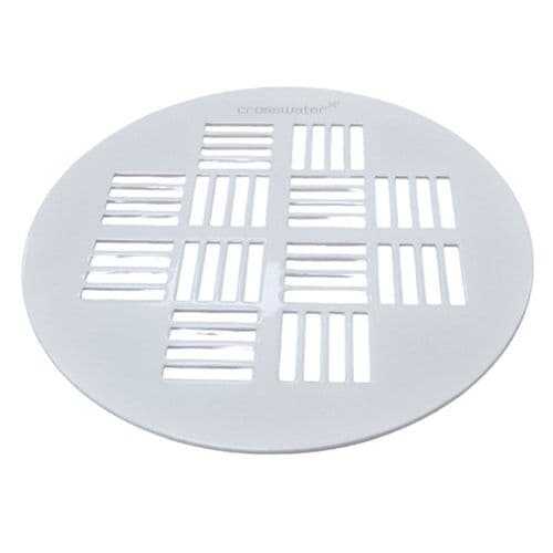 Simpsons Creo Shower Waste Cover White CREOWASTEW