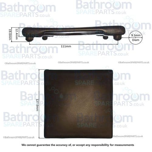 Simpsons Stone Waste Cover Black PTWCBM