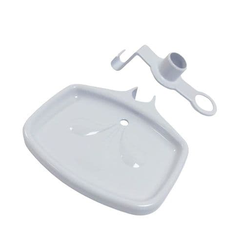 Sliding Rail Soap Dish  and Hose Retainer and Hook GAL1400002