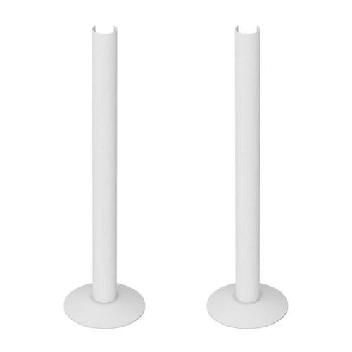 Snappit 15mm  White Radiator Pipe fixing Set Pair Pipe 200mm and Rosette 92.0001