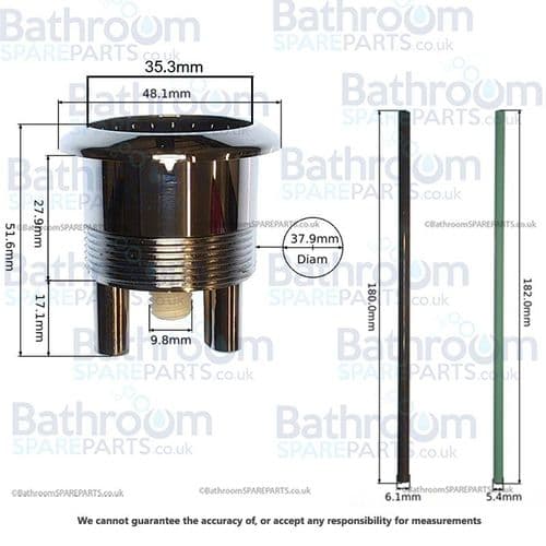 Sottini Cadena Push Button Rods E003767