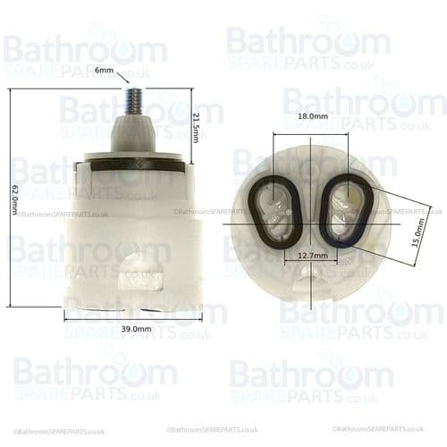 Sottini Defacto Small Multiport Single Lever Cartridge A951970NU11