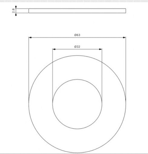 Sottini Swirl Flush Valve Seal E003967