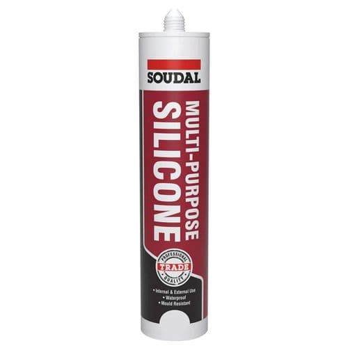 Soudal Multi Purpose Clear Silicone Sealant MPSC