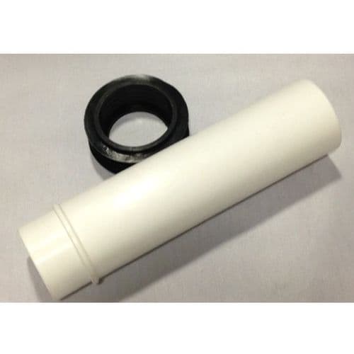 Splash Infinity Wc Connector, WC Flush Pipe 185mm c/w Collar EDM117