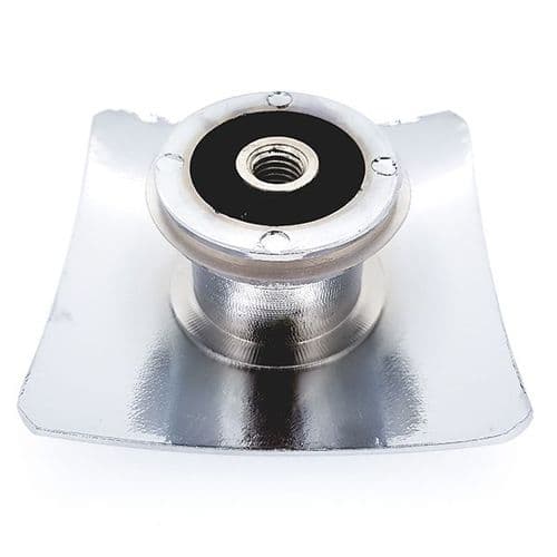 Square Basin Clicker Waste Top Chrome with washer CB002S
