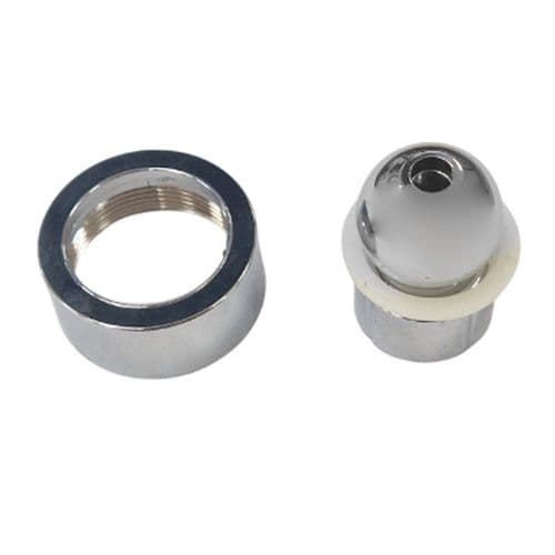 Swivel Ball Joint Chrome Shower Connector 1/2" x 32mm SK006-BALL