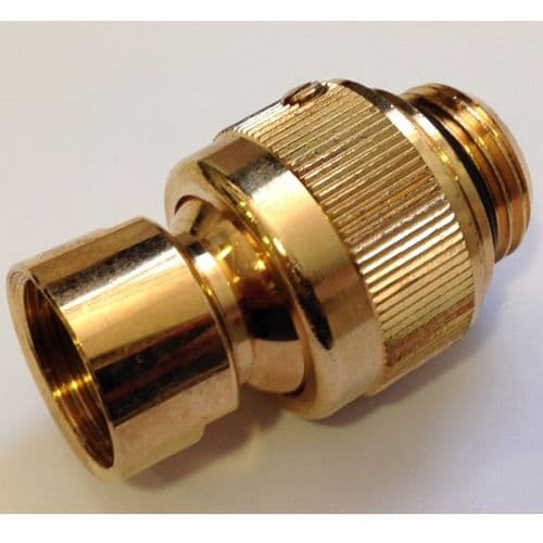 Swivel Ball Joint shower connector 50mm Gold 805049GLD