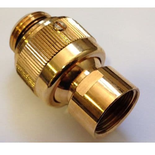 Swivel Ball Joint shower connector 50mm Gold 805049GLD