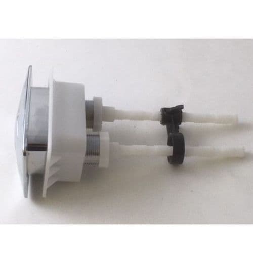 TC Chrome Rectangle  Flush Button  T7655 LAST ONE