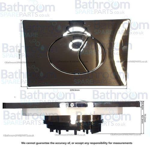 Thomas Dudley Oyster Dual Flush Plate 322903