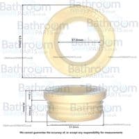 Thomas Dudley P.V.C Internal Flush Pipe Connector 368387