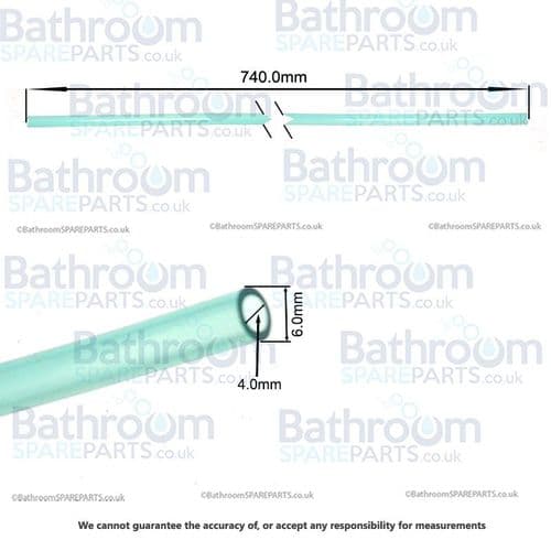 Thomas Dudley Pheumatic Flush Green Air Tube 318634