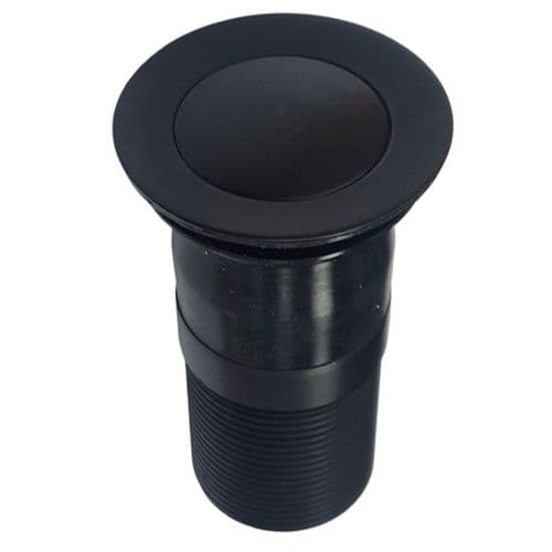 Top-Fix Basin Waste Matt Black Clicker Unslotted TFIXBU2