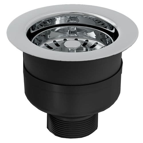 TOP-FIX Kitchen Strainer without Overflow Chrome TFIXK8