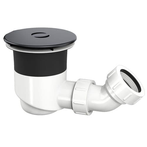 TOP-FIX Shower Tray Waste Matt Black TFIXSW2