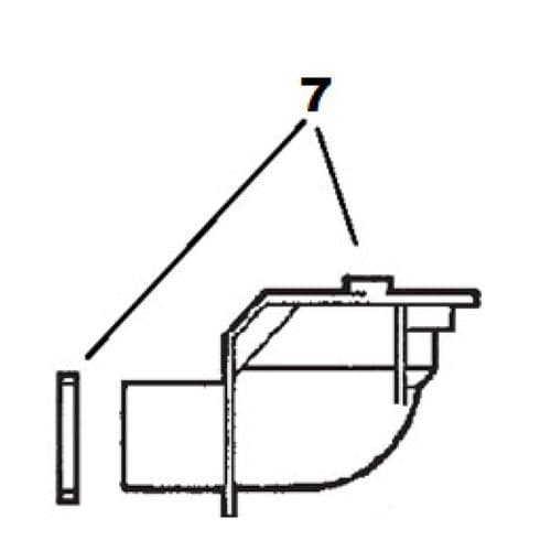 Twyford Plastic Backplate CF9182XX