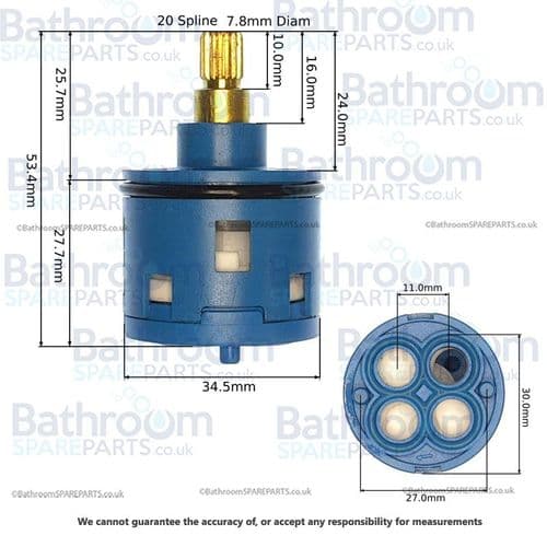 Vado CEL-001F/B-DIV Diverter Catridge