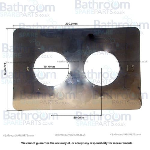 Vado Celsuis 2 Outlet Concealed Thermostatic Valve CEL-148D/2/SQ-TRIM Shower Spares
