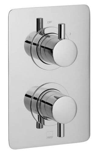 Vado Celsuis 2 Outlet Concealed Thermostatic Valve CEL-148D/2/SQ-TRIM Shower Spares