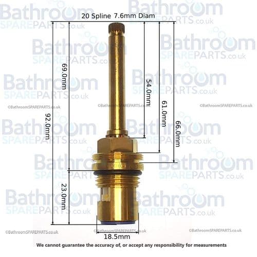 Vado Ceramic Valve C-204-LTC