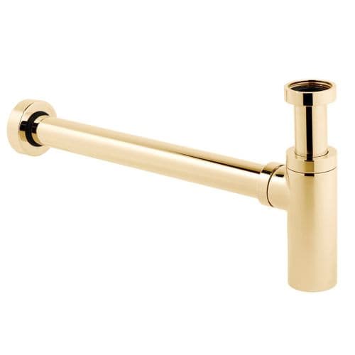 Vado Contemporary Round Bright Gold Bottle Trap IND-461/UK-1.1/4-BG