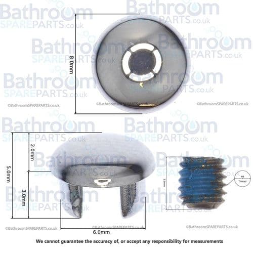 Vado Ekko Screw Covers ZOO-1/INDICE-C/P