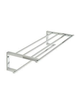 Vado Level 22" Towel Shelf With Towel Rail - LEV-185B-C/P