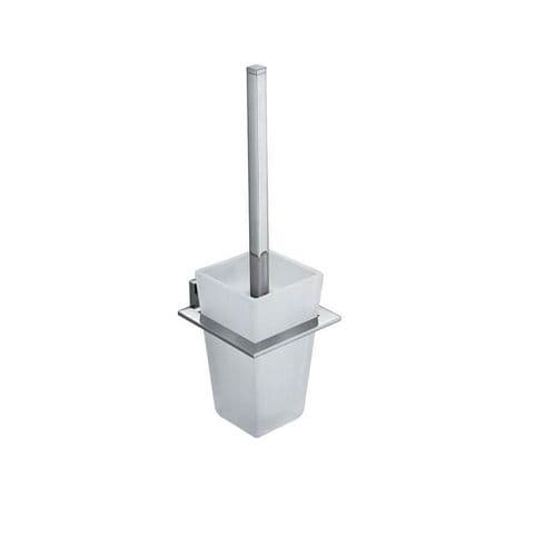 Vado Level toilet brush and holder wall mounted chrome LEV-188-C/P