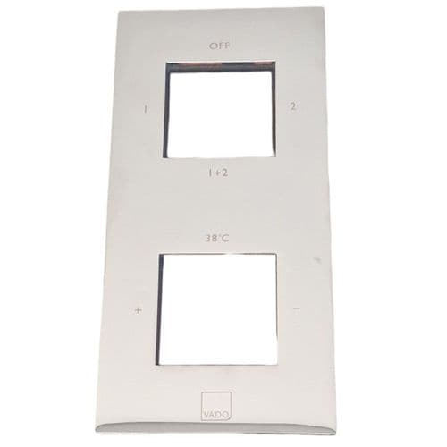 Vado Notion Tablet 2 Back Plate TAB-0024/NOT-C/P