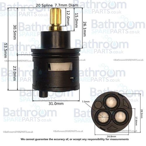 Vado Phase Diverter Cartridge C-803-33X/3X