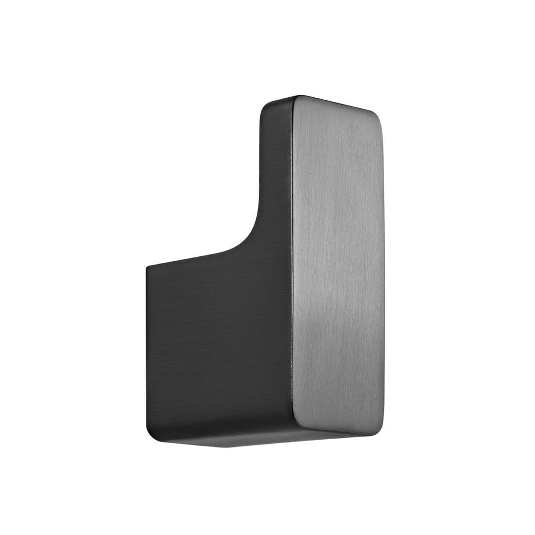 Vado Shama Single Robe Hook Brushed Black - IND-SHA186-BLK